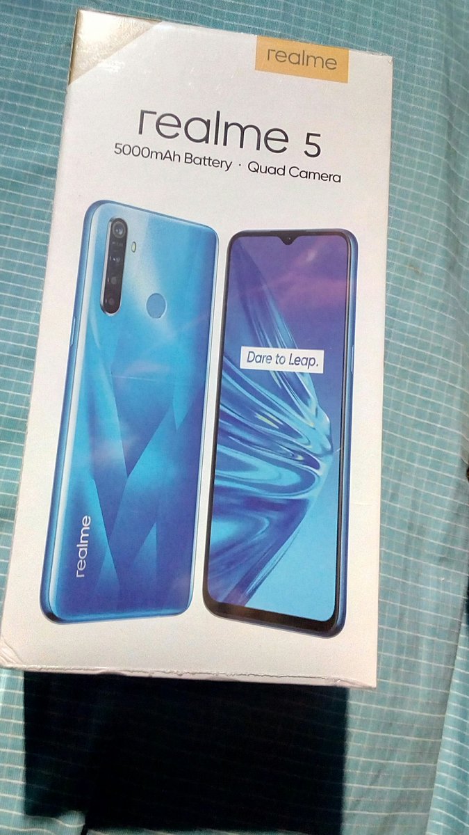 mahammadsadab's tweet image. My 1st realme phone hope this one is  better &amp;amp; durable &amp;amp; long use from other brand phones.              #exiceted
#realme5 
@realmemobiles @FrancisRealme @MadhavSheth1