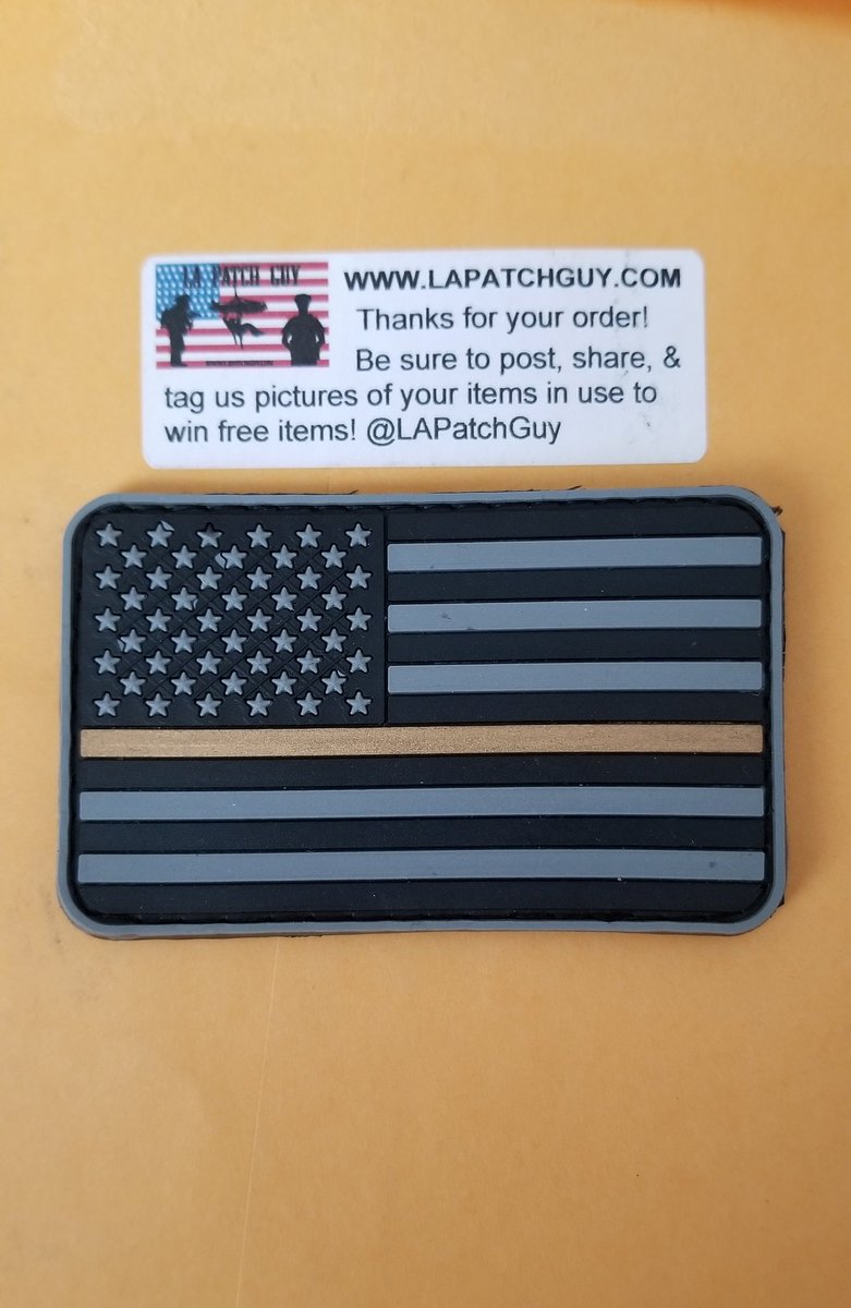 KE6ZGP's tweet photo. @LAPatchGuy Just arrived, absolutely love it. Can you keep them in stock? https://t.co/RHAJoBzQ9h