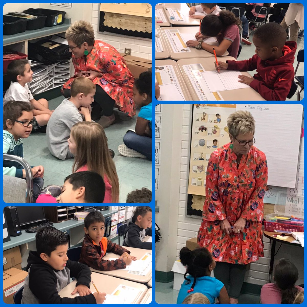 PaulKishEdu's tweet photo. Awesome day of Literacy Coaching with Jen Jones!  @hellojenjones  Thanks Jen!  Vincent teachers working to inspire young readers and writers!! #ClearviewClippers #MyOhioClassroom #OhioEd #literacy #teamwork https://t.co/WgKrltBdns