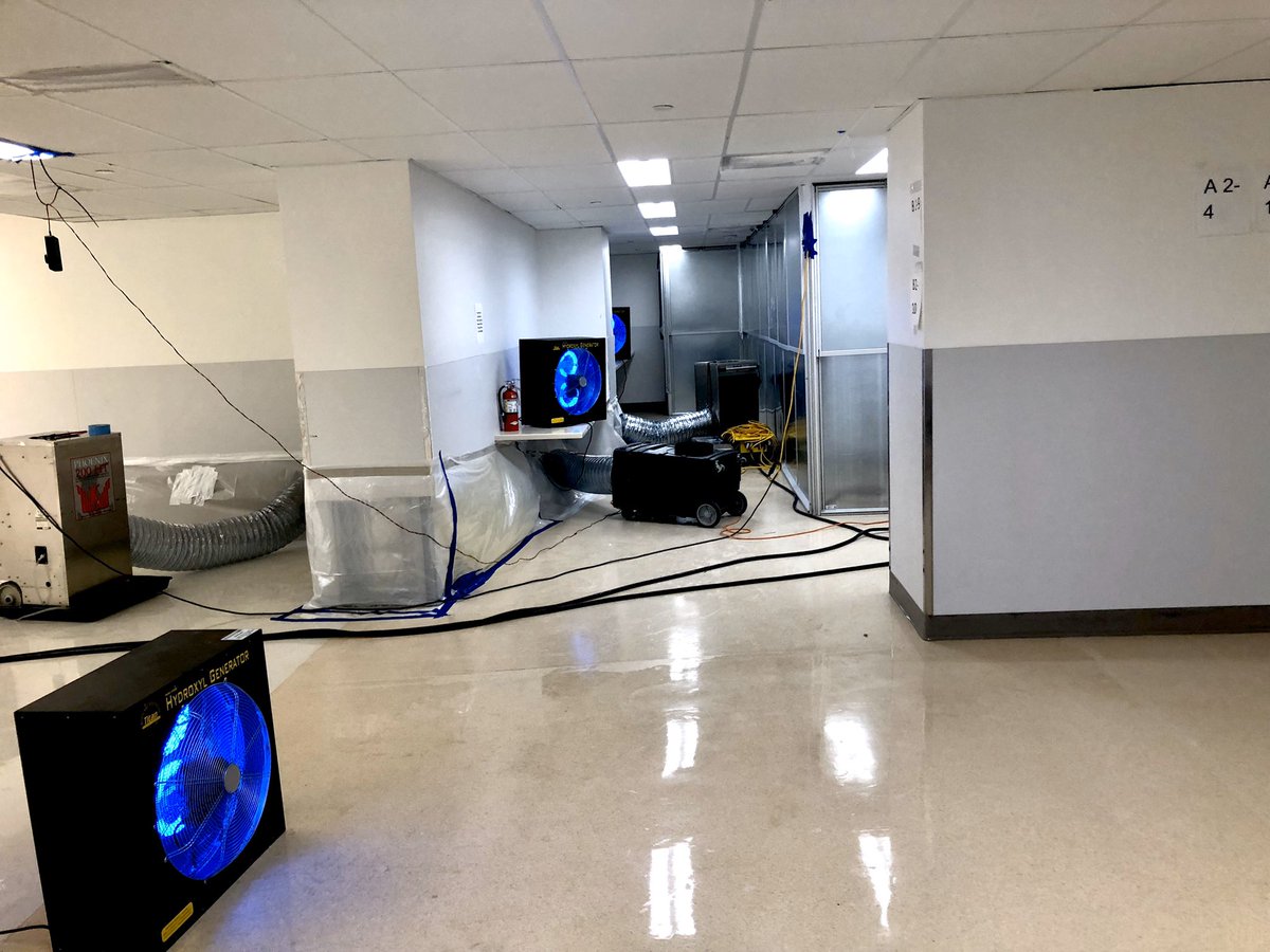 IOTGInc's tweet photo. Our Titan 4000 Hydroxyl generators being used on a big hospital job by @BalesRest_DKI ⚡️
#hydroxylgenerator #moldremediation #restoration #waterdamage #firedamage #smokeodor #disaster #cleanup #remediation #nasa #technology #deodorize #breastcancer #awareness #pinkribbon https://t.co/1CpMpHjShZ
