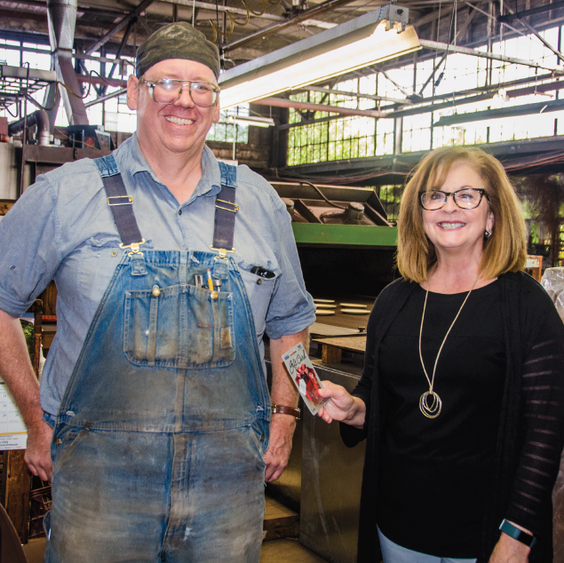 FiestaOutlets's tweet photo. Today we’re featuring HLC employee Scott Glynn, who’s a welder and a has been a valued member of our team for over 40 years! #TeamHLC https://t.co/cU7R7QAAsV