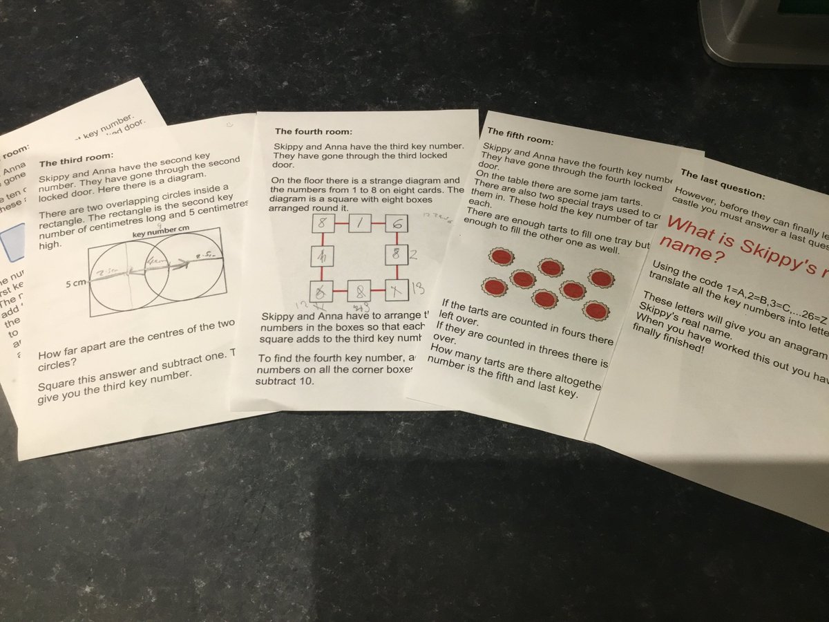 IvesonMaths's tweet photo. Escape room problem-solving for our top Y6 mathematicians after school today @RalphThoresby. They worked with pupils from @IWPSLeeds and @CookridgePrimar to find all the keys!
#mathsisfun 
#problemsolving 
#transitionlinks 
#escaperoom 
#maths https://t.co/Tb2V7j3Km8