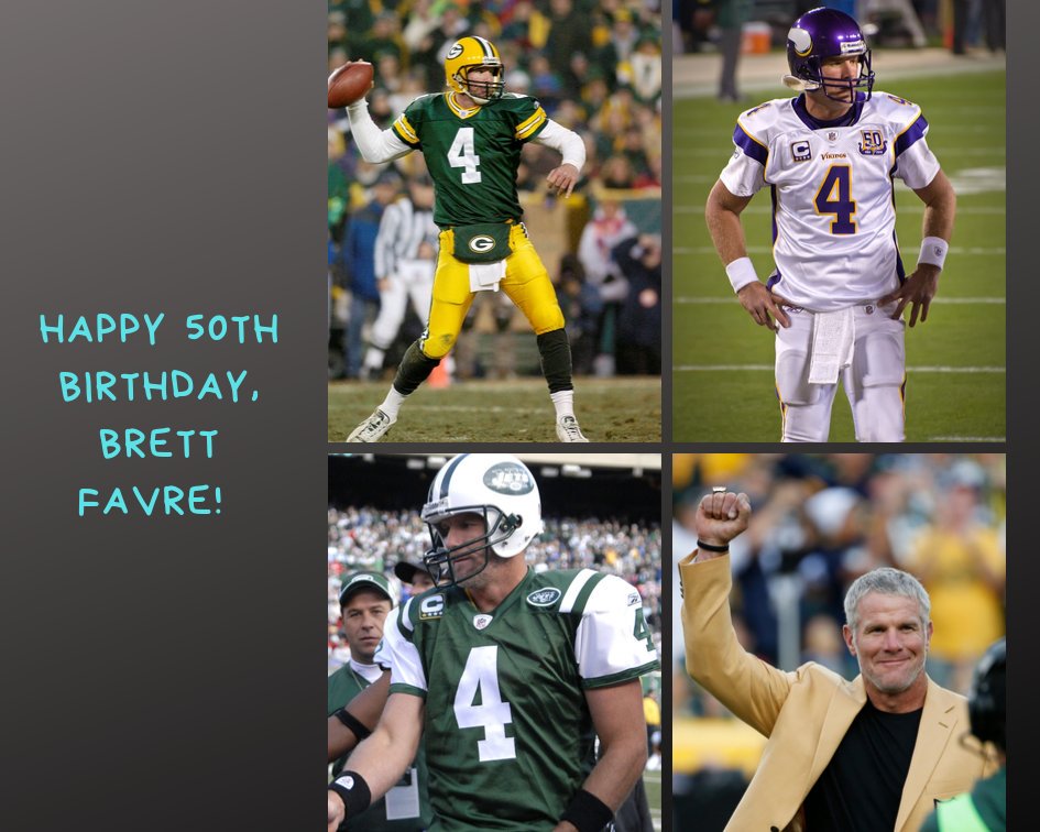 Happy Birthday, Brett Favre! 