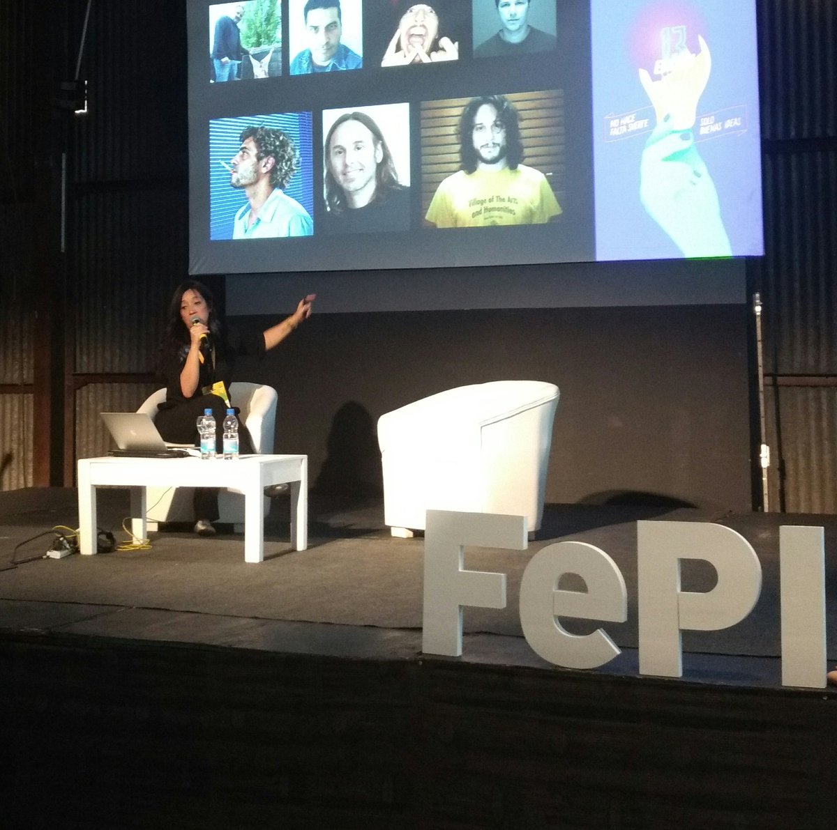 fepiok's tweet photo. Para ser creativo hay que ser VALIENTE ➡ Conferencia 4 en el FePI 2019, por Anita Rios. https://t.co/IQ0asJJvGx