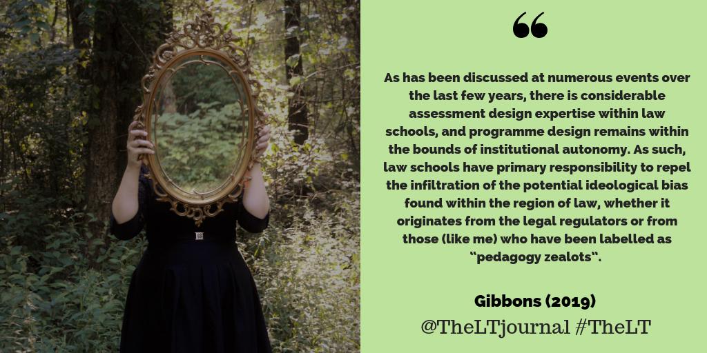 TheLTjournal's tweet image. NEW ONLINE!

How is reflection “framed” for legal professional identity? Using Bernstein and Leering to understand the potential for reflection in our curriculum as written, experienced and assessed
tandfonline.com/doi/full/10.10…

Jenny Gibbons 
@UoYLaw 

#TheLT #LegalEd #Reflection
