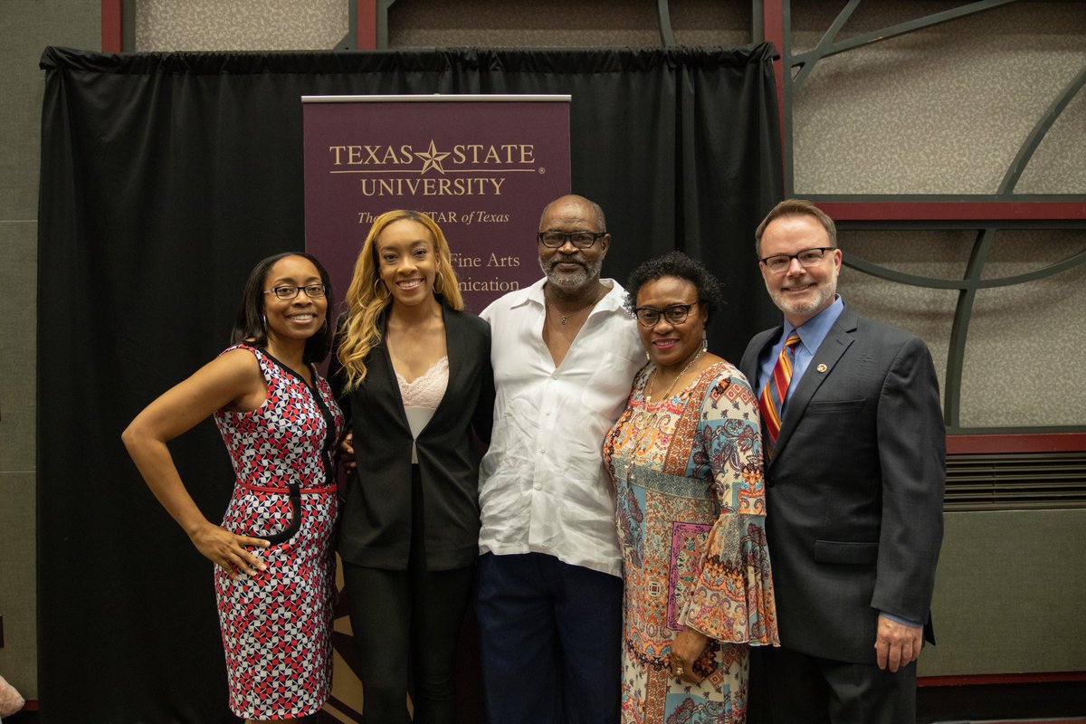 lbjsc's tweet photo. Yesterday we honored the spring 2019 Dean's List recipients with a reception in the #LBJSC. There was a record number turnout and the introduction of the lapel pins for those who received a 4.0. Congrats everyone! #TXST https://t.co/WrLM8wGRTS