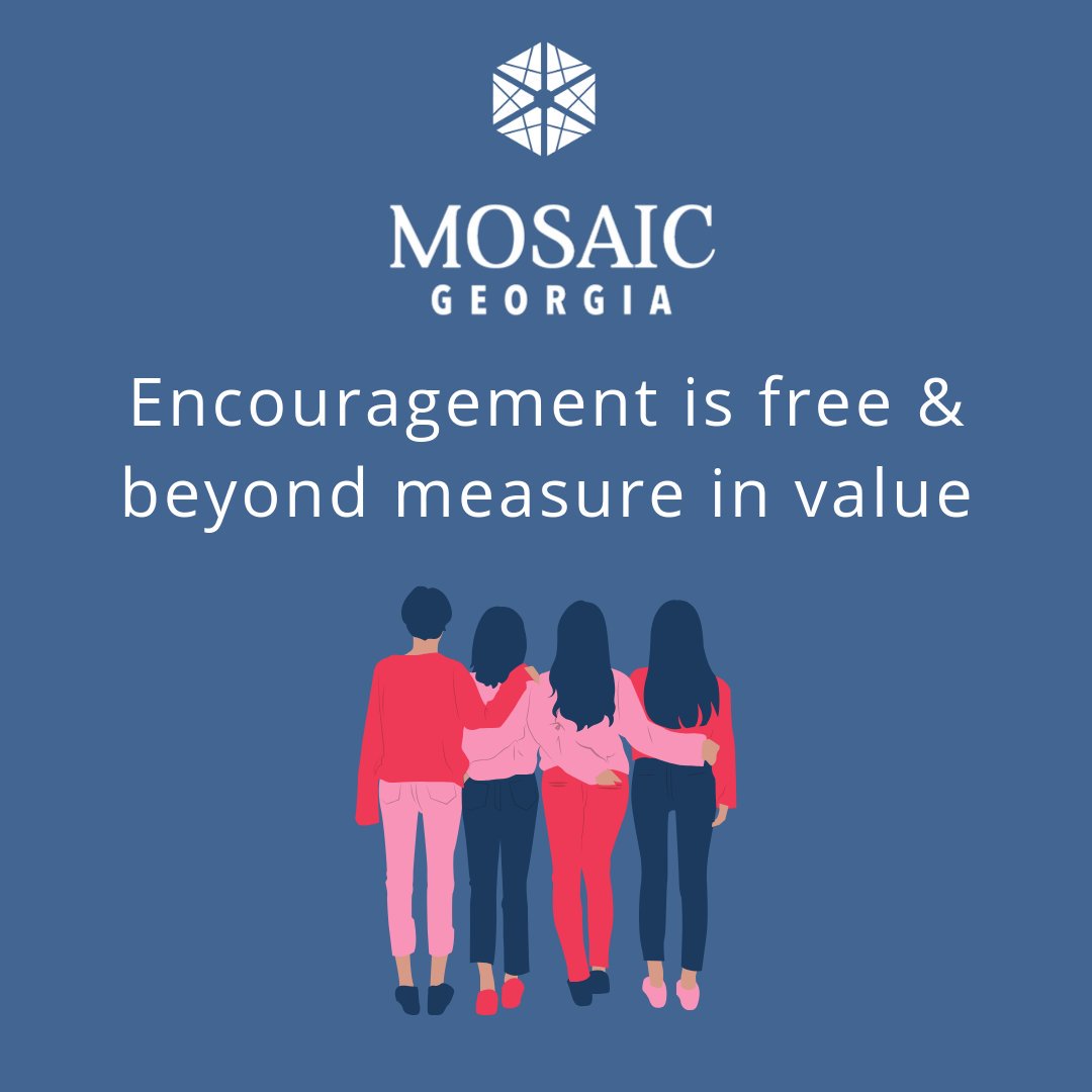 MosaicGeorgia's tweet photo. A little encouragement can go a long way. Spread positivity everywhere you go. #SafetyHealthJustice #MosaicGeorgia #gwinnettcounty #lovegwinnett #sexualassault #metoo #webelieveyou #consentculture #childrensadvocacycenter #sexualassaultcenter #encouragement #encourageothers https://t.co/SiUeFLC5dx