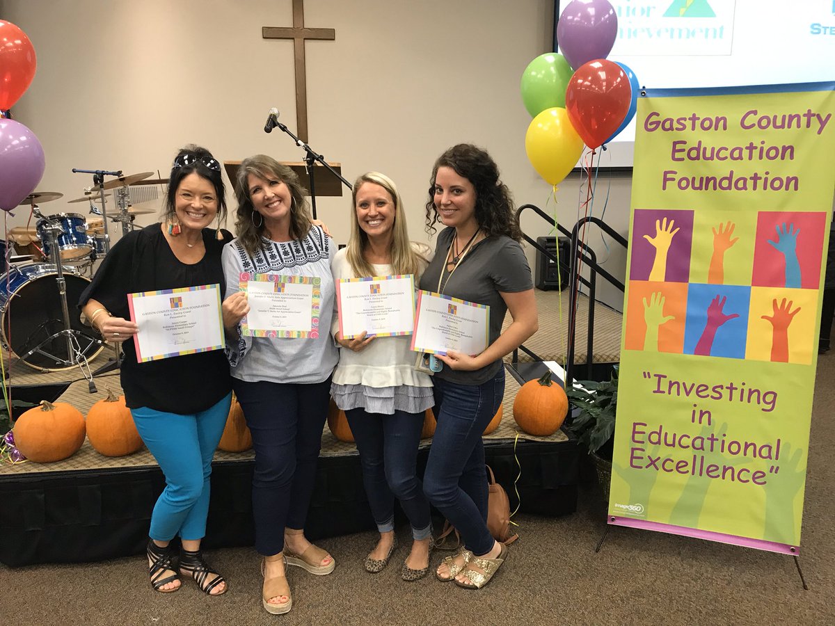 TorbenRoss2's tweet photo. Proud of my Robinson Family for earning Ron Ensley grants to help our students!!! @GastonSchools https://t.co/icPnZT9AnD