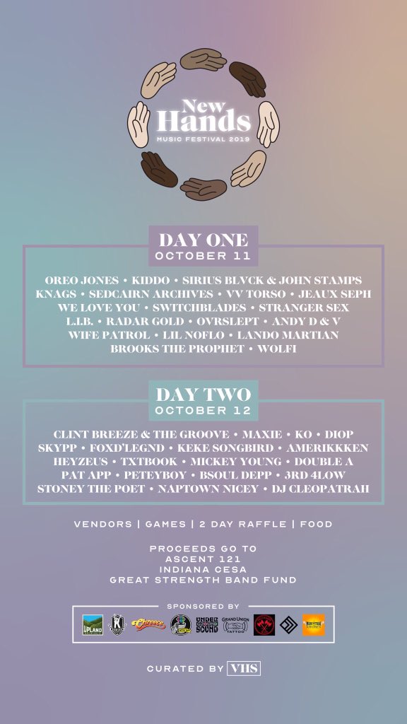 Catch us live tomorrow at the New Hands Music Festival 
Food, music and good vibes 🍁🍂🍂