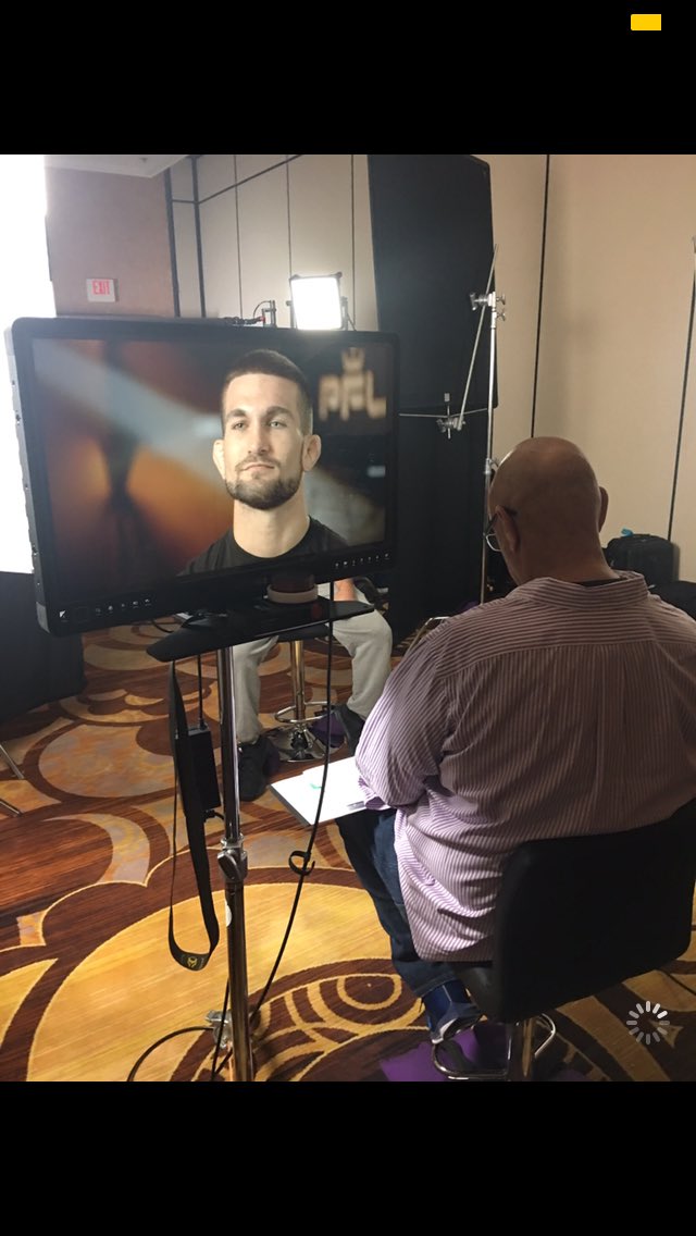 mattwagy's tweet photo. Behind the scenes from @ProFightLeague #mma #espn #pfl #LasVegas #media https://t.co/yabZyq5SRX