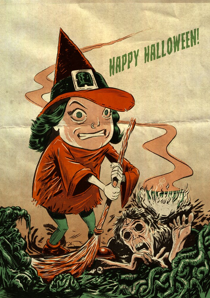 AstroDiabloHQ's tweet photo. Step by step Halloween Card #1!

Unique Halloween greeting cards available now from 

https://t.co/md4DWOWC6Q #Halloween #GreetingCards #HorrorArt #Witch #HorrorIllustration #Magick #Samhain #BewareTheAutumnPeople #HalloweenCards #Horror #Retro #Etsy #AstroDiablo #HorrorConUk https://t.co/rkvqfGZmic