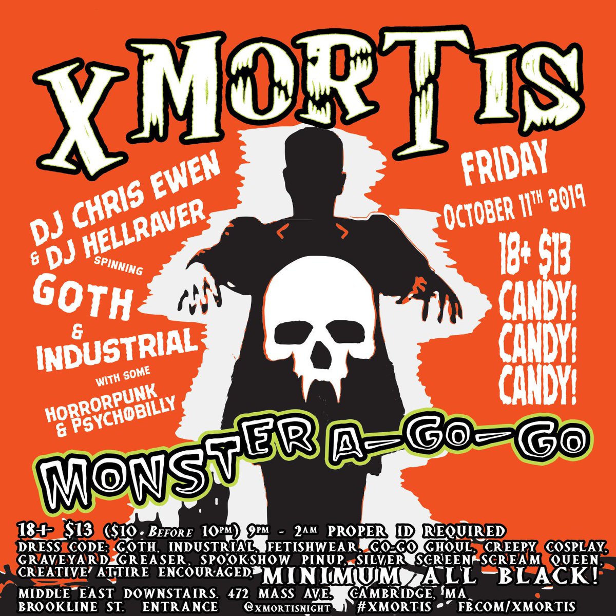 Xmortis Monster A-Go-Go is THIS FRIDAY, October 11th!
facebook.com/events/7006156…