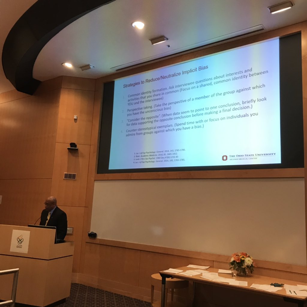 Amazing implicit bias training with Dr Capers. Thank you for the insights you have brought to OHSU!