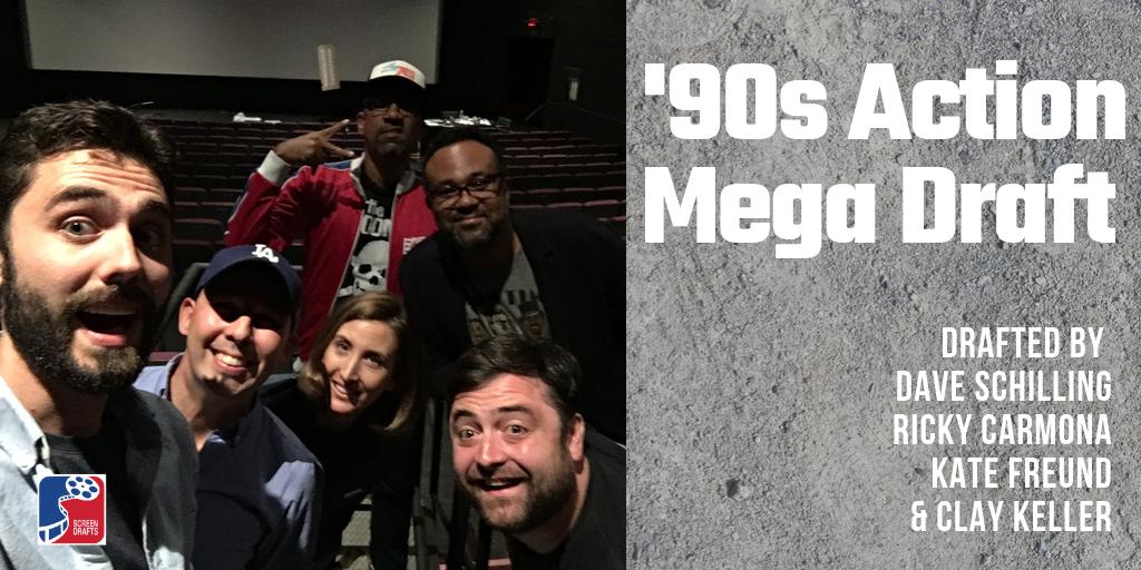Man, this podcast makes the best collaborative film rankings. Utah! Get get me four (plus hours)! 

ICYMI: 

90s ACTION MEGA

With <a href="/dave_schilling/">Dave Schilling</a> / <a href="/RickyCarmona/">Ricky Carmona</a> / <a href="/cakekid/">Kate Freund</a> and guest commissioner <a href="/GrahamSkipper/">Graham Skipper</a>! 

On all the good podcast services. 

patreon.com/screendrafts