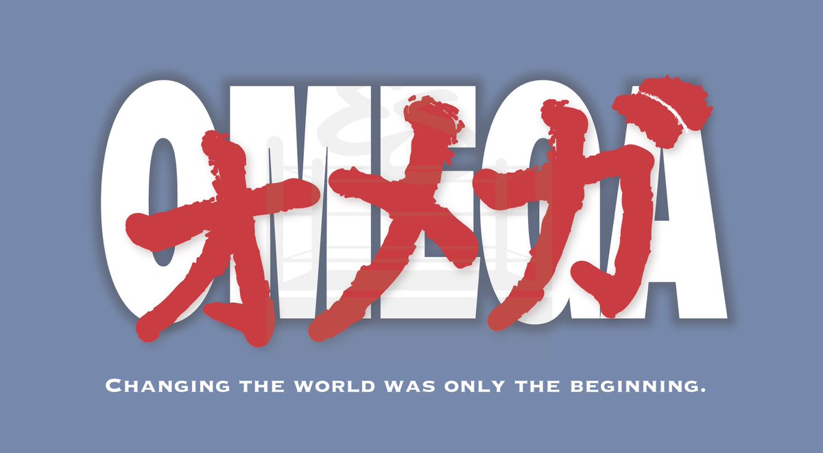 TheKingEvRock's tweet photo. #GrapplerGraphics for @KennyOmegamanX inspired by Katsuhiro Otomo’s classic “Akira.” https://t.co/12XZPaborv