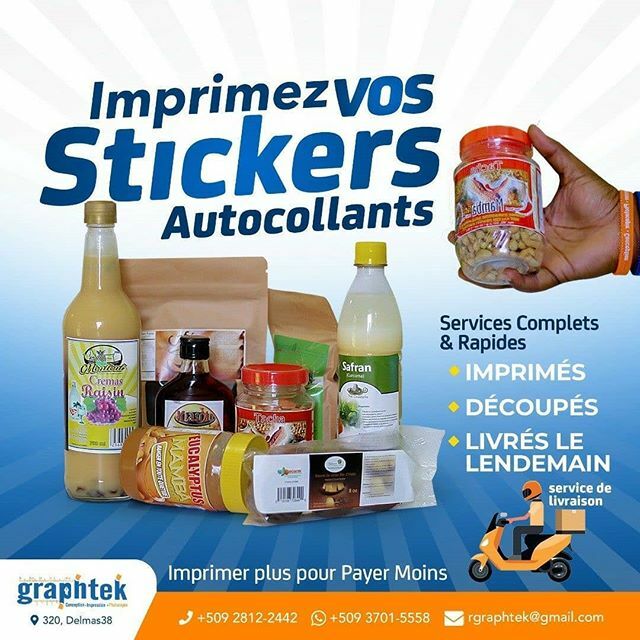 graphtekhaiti's tweet photo. Imprimez vos Stickers autocollants pour mieux présenter vos produits et augmentez vos ventes
Placez votre commande via Whatsapp au 37015558 et payez a la livraison
#graphtek #tasses #autocollantsstickers #impression #leaderdelimpressionenhaïti https://t.co/IQYEMCvFqk https://t.co/2xvym26i4e