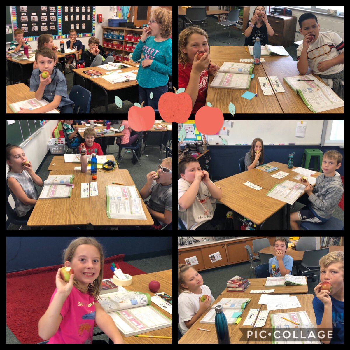 We love participating in the Great Apple Crunch! 🍎 <a href="/PCSD_LN/">Lannoye Elementary</a> #RaiderStrong #greatapplecrunch #f2smonth #farmtoschool