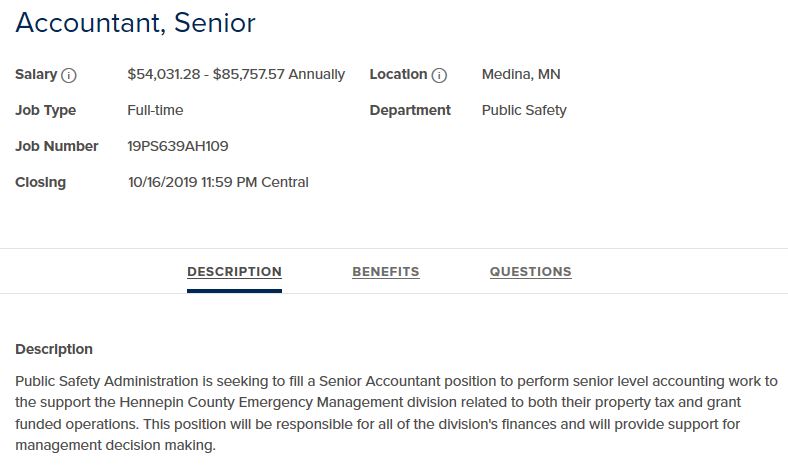 HennepinJobs's tweet photo. We're hiring a Senior Accountant for @HennepinEM. Apply online: https://t.co/cPIOCPLu1S https://t.co/xafVs6Tddw