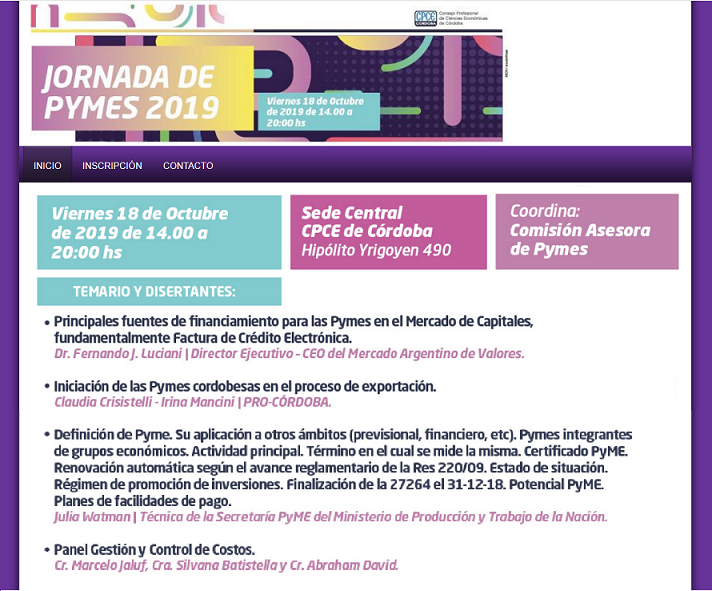 LucianiFer's tweet photo. Gracias @CPCECordoba por invitarme a ➡️ Jornada de #Pymes 2019

Vamos a charlar sobre cómo ayudar a la #Pyme a su mejor estrategia de #financiamiento

#FacturaDeCréditoElectrónica #ChequePagoDiferido #Pagarés #ONSimple

@MAVSAOficial https://t.co/xEr6AaUFJQ