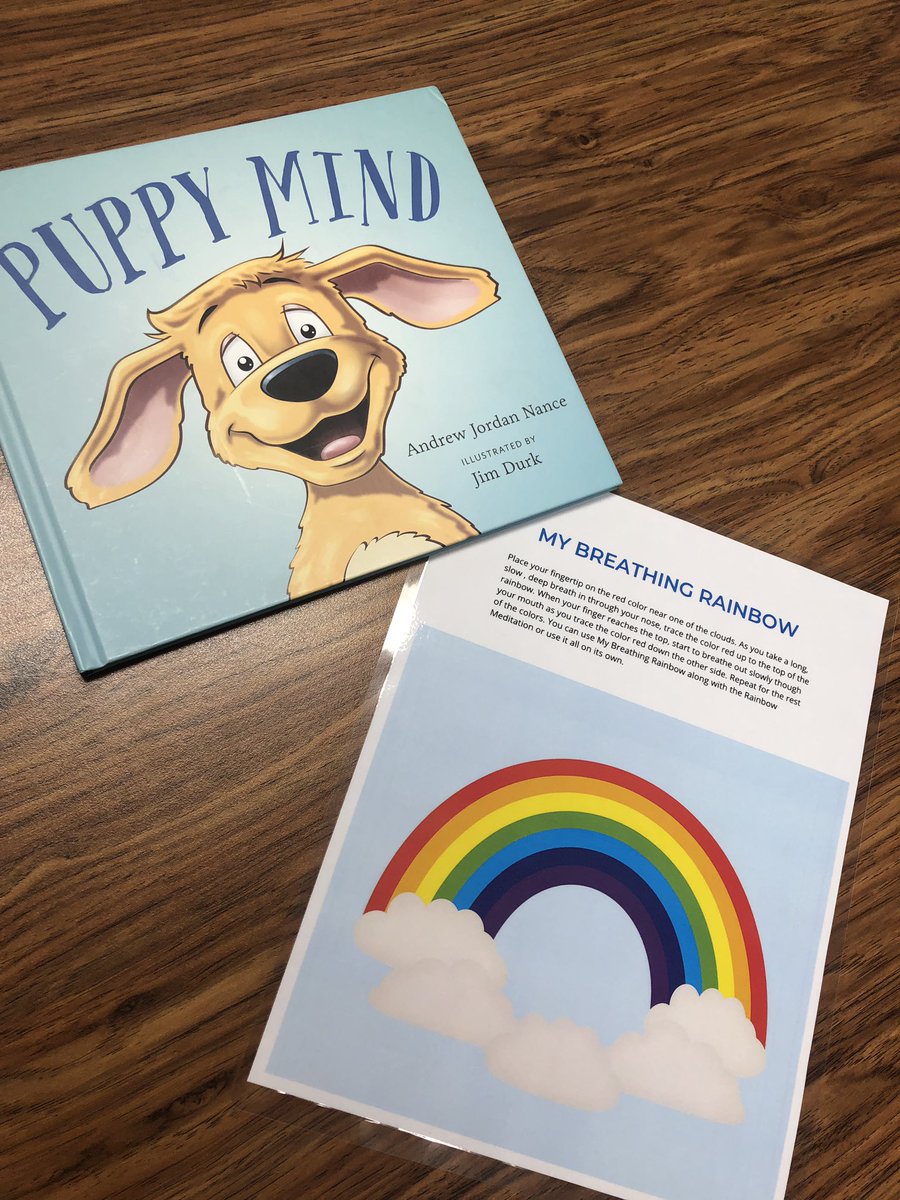 ValerieJNunez's tweet photo. Students in Kinder are learning how to calm their Puppy Mind with rainbow breathing 🌈 @NISDMichael #MichaelLegends https://t.co/RMIHmhjWgK