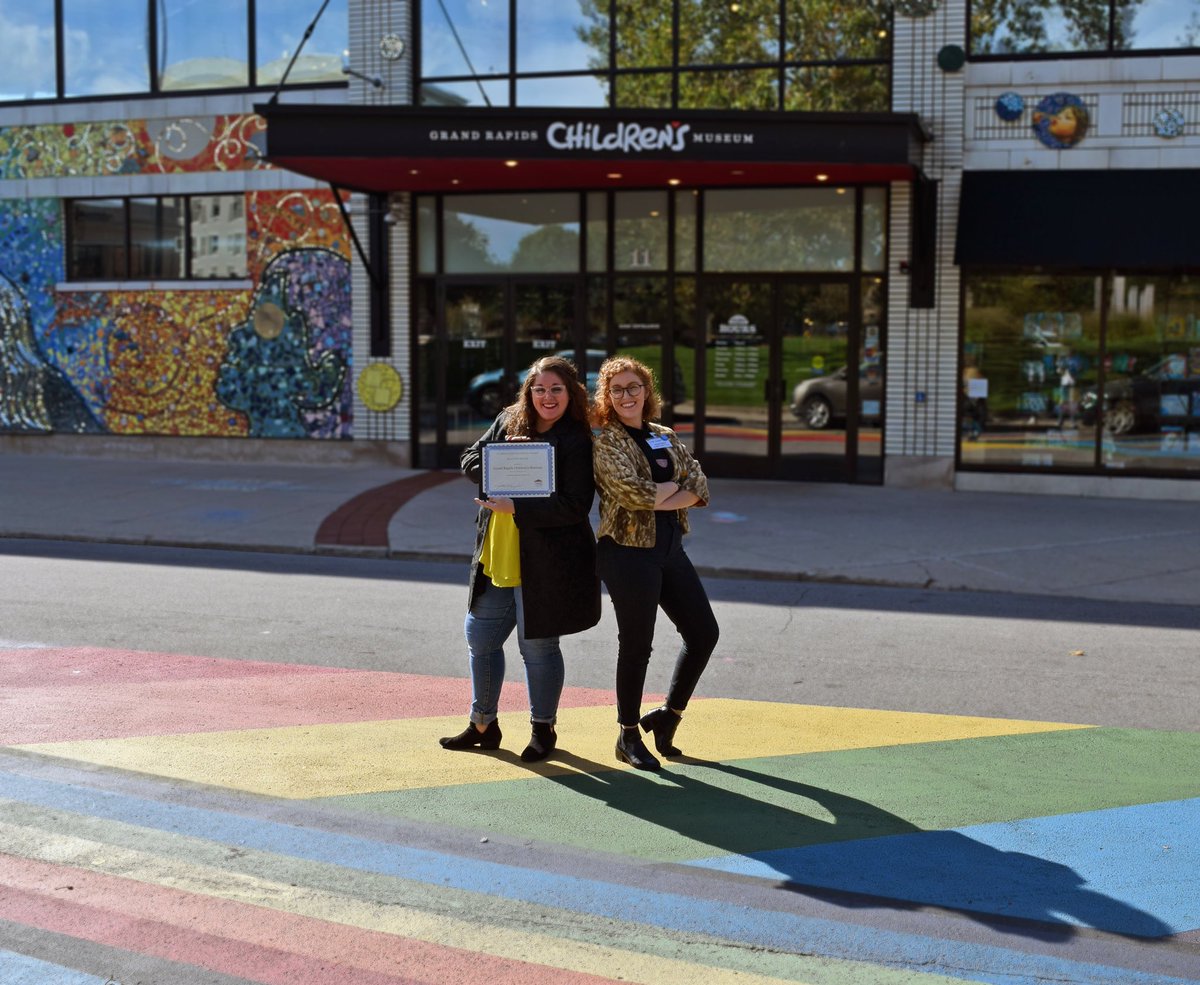 Today we'd like to say congrats to Lianna &amp; Rachel! Lianna received an Outreach Programming Honorable Mention from the <a href="/MichiganMuseums/">Michigan Museums Association</a> Assoc. and Rachel has been nomiated as the Nonprofit Professional of the year by <a href="/ynpnGR/">YNPN Grand Rapids</a> . We are so proud of them for the work that they do!