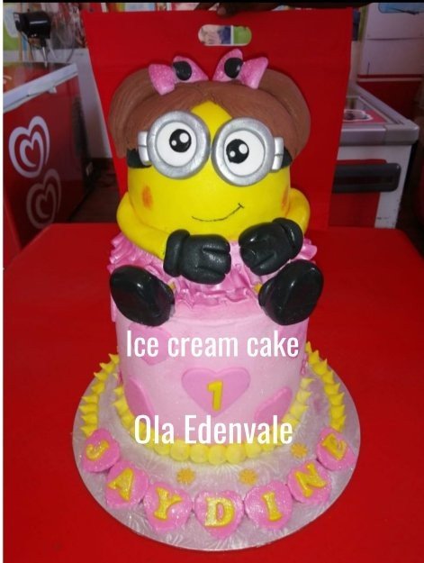 Beautiful ice cream cake creations email for details info@eastrandevents.co.za East Rand Vending Ola Edenvale corner Third Street and Eighth Ave Edenvale