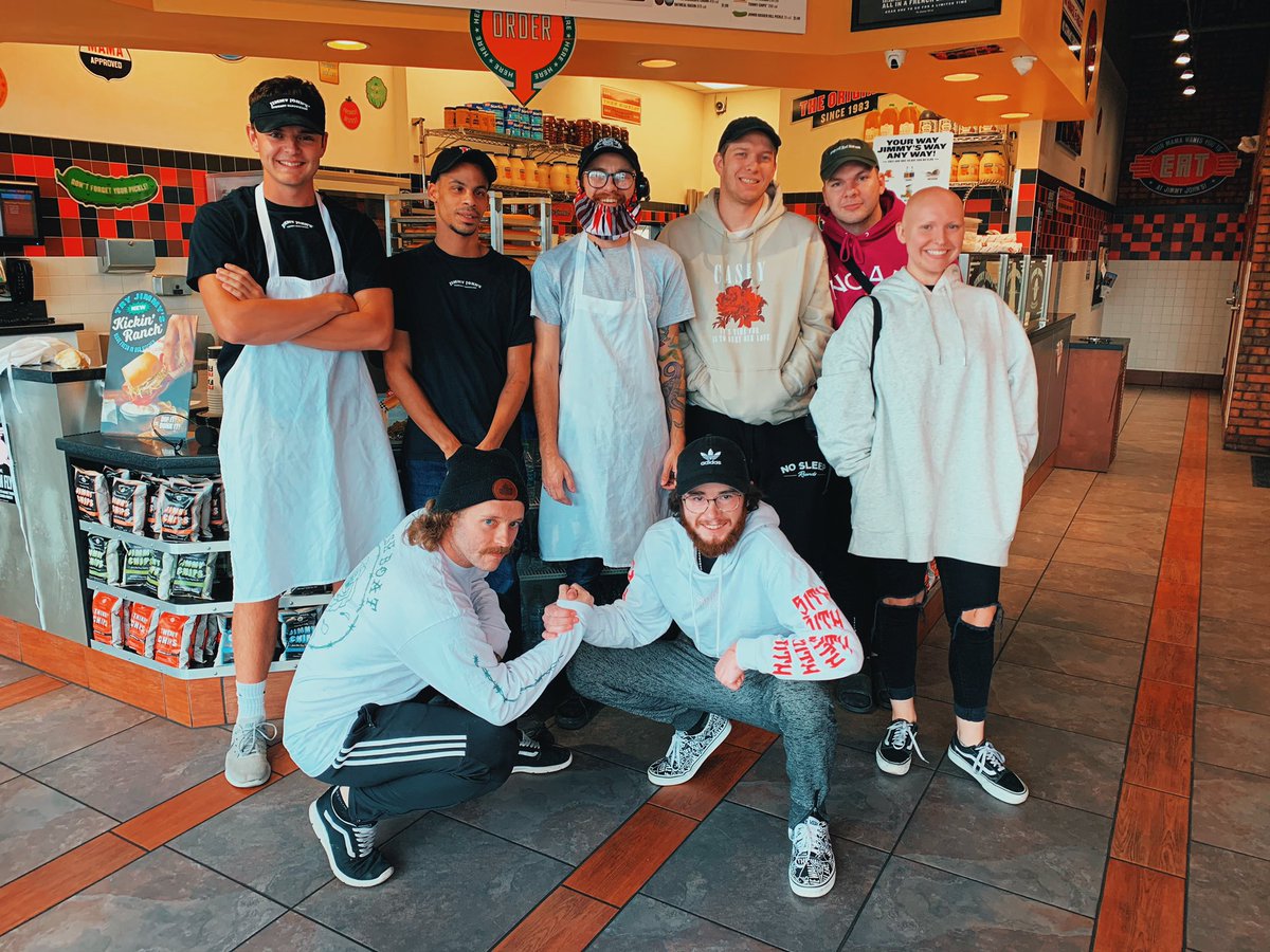 Big shout out to <a href="/jimmyjohns/">Jimmy John’s</a> for the grub yesterday 🙌🏼🙌🏼
