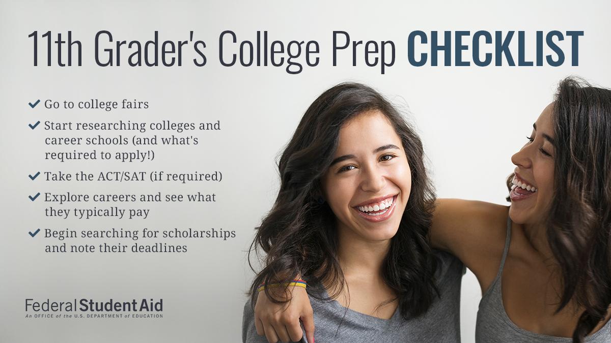 Hey high school juniors. 👋 Now's a great time to research careers, search for scholarships, etc. so you can hit the ground running next year! 🏃 bit.ly/33jShC0