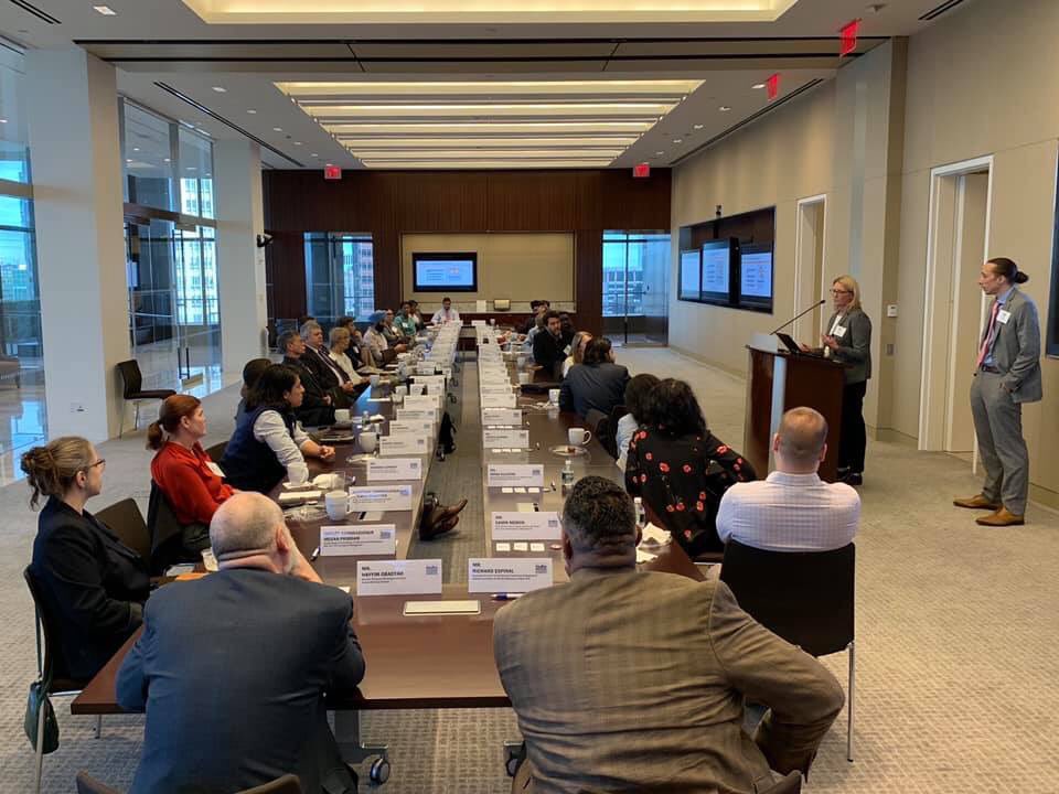 NYDISnet's tweet photo. This morning NYDIS hosted a “Welcome Breakfast &amp; Briefing on NYDIS and the NYC Faith Sector” for @nycemergencymgt’s new Commissioner, Deanne Criswell. Over 40 senior leaders from NYDIS, the NYC #FSCPP &amp; the #VOADmovement attended - alongside government partners. https://t.co/eNUx0qlxUW