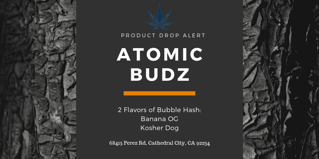 HollisterCanna's tweet image. 🚨 Product Drop Alert 🚨
Swing by @AtomicBudzCA for some premium bubble hash. Sprinkle some on your bowl later tonight 😎 Super tasty.

#BubbleHash #HollisterCannabisCo #AtomicBudz #CathedralCity