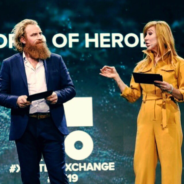We can all be be heroes and fight the climate crisis! Let’s collaborate, that’s what heroes do. Wowed by Kristoffer and Gry M. Hivju at <a href="/Xynteo/">Xynteo</a> #EX19 <a href="/OsvaldBjelland/">Osvald Bjelland</a>
