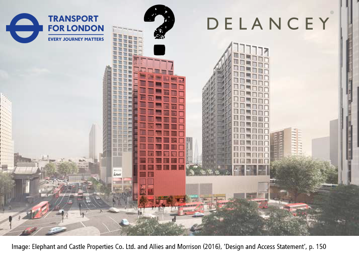 elephant_petit's tweet photo. .@TfL strongly supported a new tube entrance in #ElephantandCastle but it never made public #Delancey was building two residential towers on its land. 

They ignored our query on Twitter, so we submitted a FoI request - you can track it here: https://t.co/s8mkfcqtt9 https://t.co/6Pqq0SLNWO