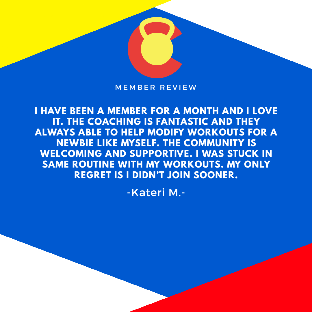 crossfitelm's tweet image. Kateri wishes she would have joined sooner. Give us a shot  and find out why!
-
Hit the link in the bio to get started.
-
#crossfit #liveexcellent #excellentlife #memberreview #crossfitcolorado #fitnesscolorado #fitnessthornton #thisboxrocks