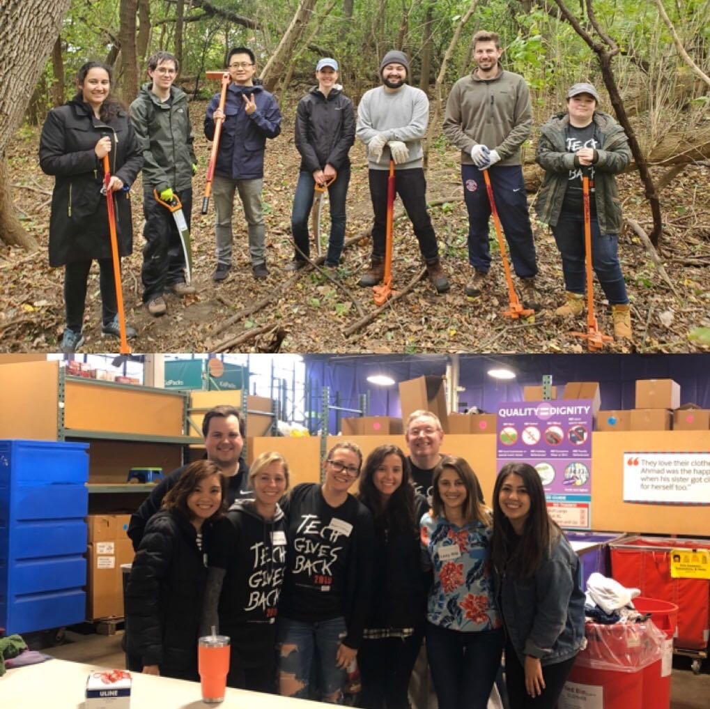 insightsquared's tweet photo. @insightsquared employees took time to volunteer with #techgivesback today by helping out at @c2cboston and cleaning up a local water reservoir #TechGivesBack2019 https://t.co/VsqP8uH3V7