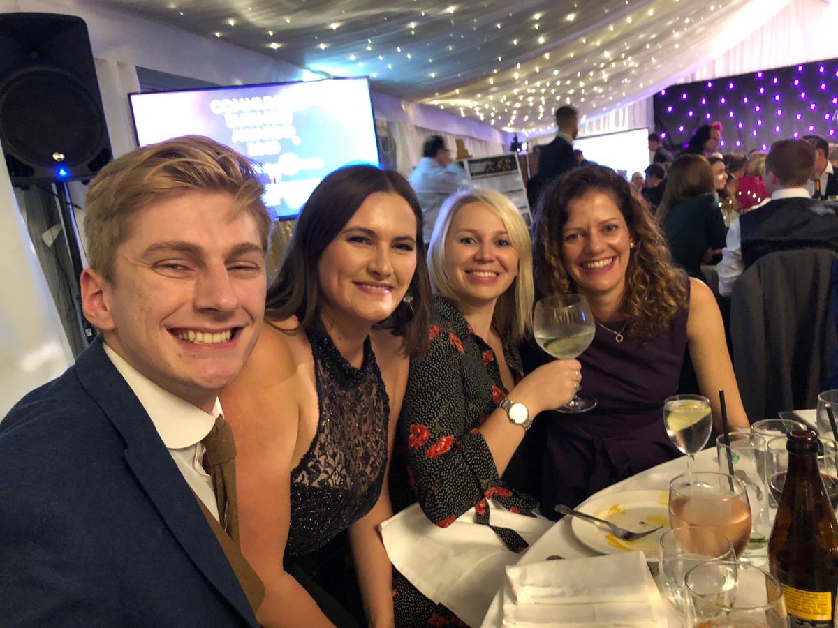 Never thought I would be at the <a href="/StAlbansCOC/">St Albans Chamber of Commerce</a> Community Business Awards, eating chicken whilst listening to drum &amp; bass. VERY happy to be here with Team @wagada_stalbans  #businessawards #commbizawards2019 #WorkHappy