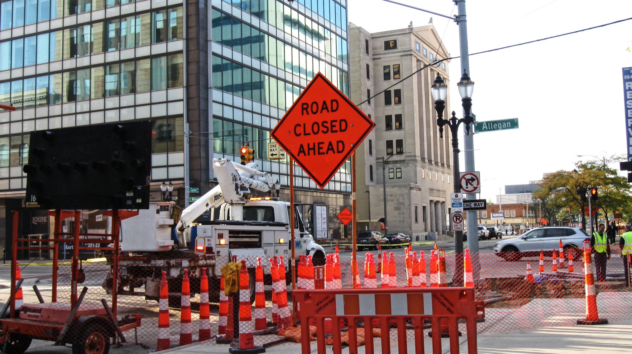 Public Service Dept. on Twitter "Signal and street light relocation