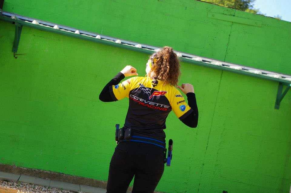 VICKYROMECKI's tweet photo. #TBT . Take no prisoners 💀🏁
Perfect for IPSC
.
@CorvetteRacing @corvette @IPSCWorld @smithandwessoninc #ipsc #practicalshooting #shootingsports #shootingrange #girlwithguns #takenoprisoners #passion #tir #tirsportif #tsv #polishgirl #corvette #tshirt  #9mm #fun  #pewpewpew https://t.co/WHsPUwxzv0