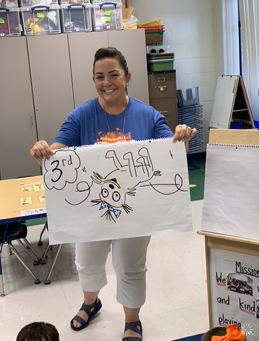 Mrs. Garcia’s class learning about ordinal numbers! What happened 1st, 2nd, etc in the story they read. She’s quite the artist too!!!! #allin #theNEISDway