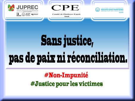 comite_au's tweet photo. @amnestymali  #Nonimpunité #justicepourlesvictimes https://t.co/chbi3UO2Lt