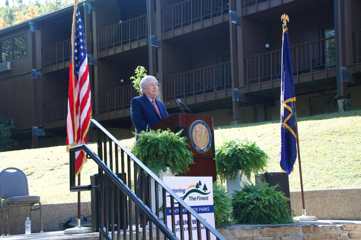 KyTAHC's tweet photo. We had a great visit to Prestonsburg this morning, where we announced $1.8 million in improvements coming to @JennyWileySRP!! #RestoringTheFinest #KYStateParks #TravelKY @KYStateParks
https://t.co/krPsAizSqk https://t.co/4emyNZ6Evg