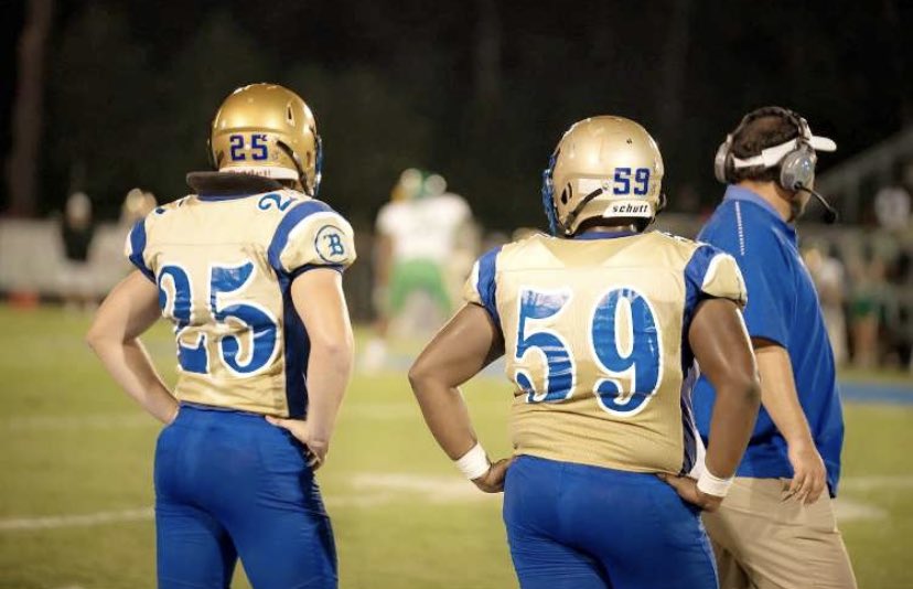 BerkeleyHighSGA's tweet photo. More than a team, a brotherhood 🤝 Come watch our brothers play tomorrow at Goose Creek @ 7:30!🦌 https://t.co/hLOEBCevLh