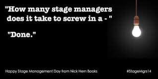 dakotatheatre's tweet photo. Happy Stage Managers Day! #thankyoutech https://t.co/Ke03FeuTFt