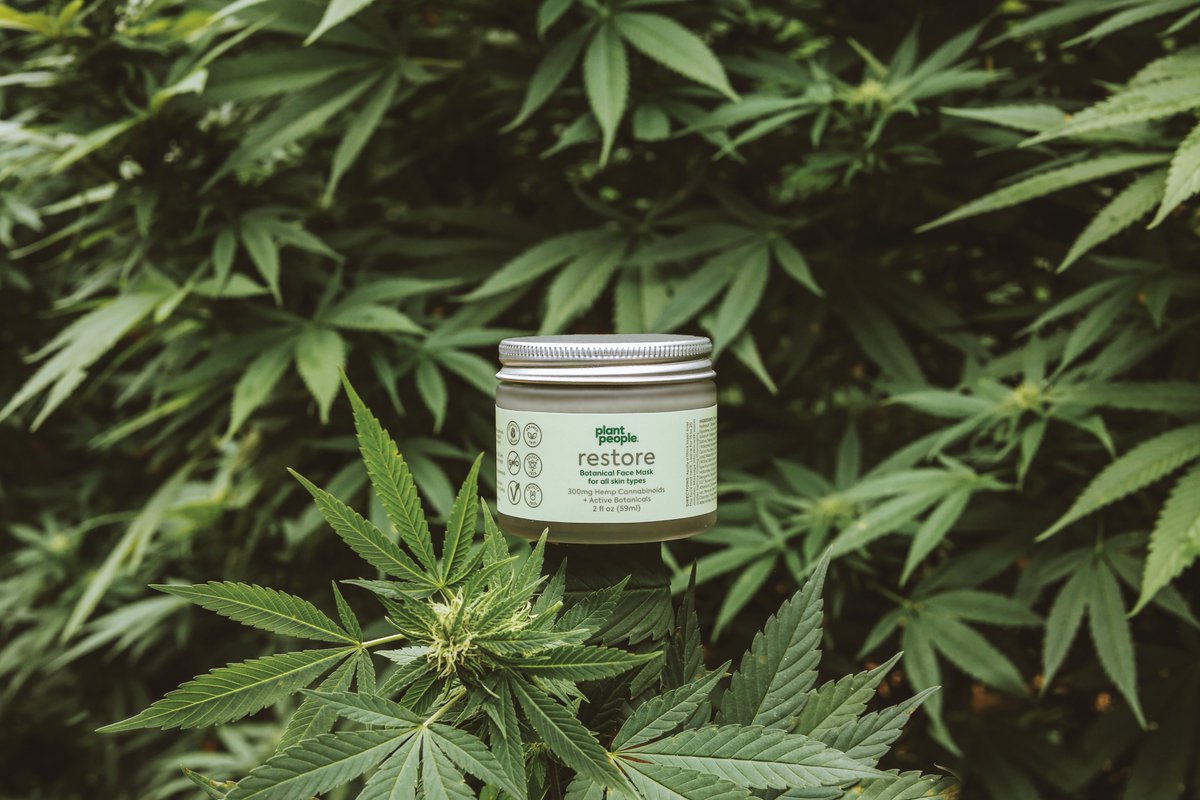 Introducing ✨ #plantpeople skincare ✨ A botanical serum, lotion and face mask rich in hemp cannabinoids (including CBC, which is a powerful anti-inflammatory) and innovative botanicals, such as Songyi Mushroom, Wakame, and Olive Squalane. 🌿#plantspowerpeople