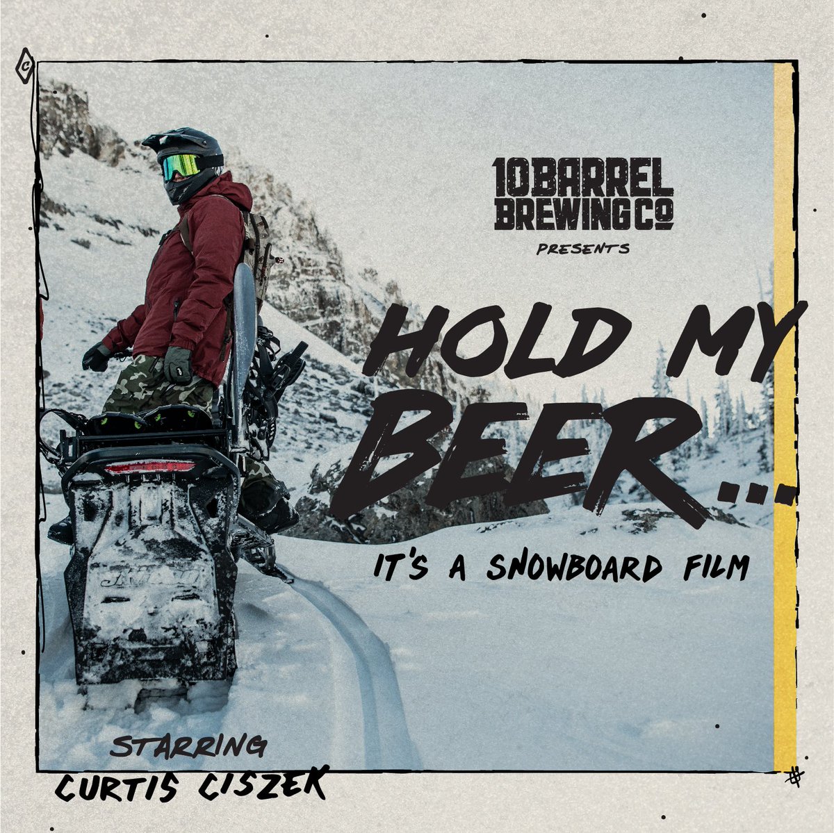 k2snowboarding's tweet image. Curt and EJack hit some hips and ripped some lips in #HoldMyBeer from @10 Barrel Brewing Company - check the film here... 10/26 – Boise, Idaho &amp;amp; 11/9 – Bend, Oregon