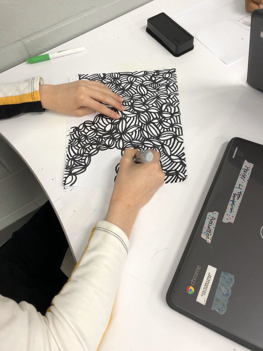 Ms_E_Elliott's tweet photo. Started the day off with some mindful activities and a chance to connect #buildingcaringrelationships @DesmondHDSB @ms_emilyhorner https://t.co/GbC6M1TEaN