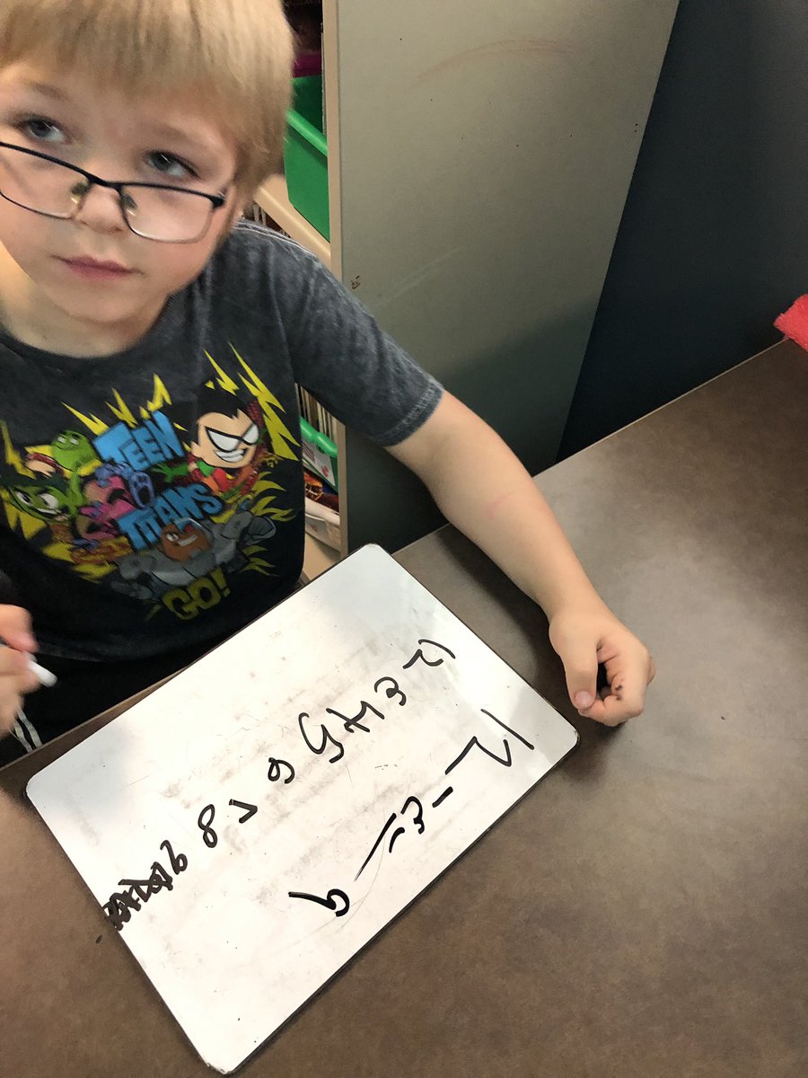 MsHaller223's tweet photo. “Show your thinking” is one of the hardest concepts for Ss. My Ss blew me away today with how detailed and accurate their thinking was while we worked on story problems! #AchieveMore #cbcsd #CarterLakeLove https://t.co/4966RLv1KK