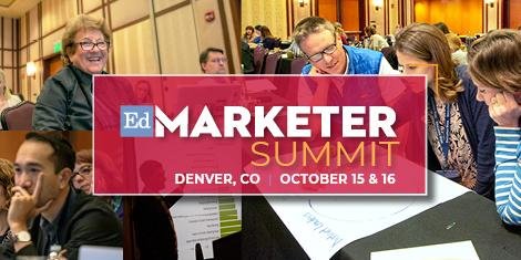 Can't make it to the EdMarketer Summit this year? 

You can still get a front-row seat to the action by following the hashtag #EdMarketer on October 15 - 16.