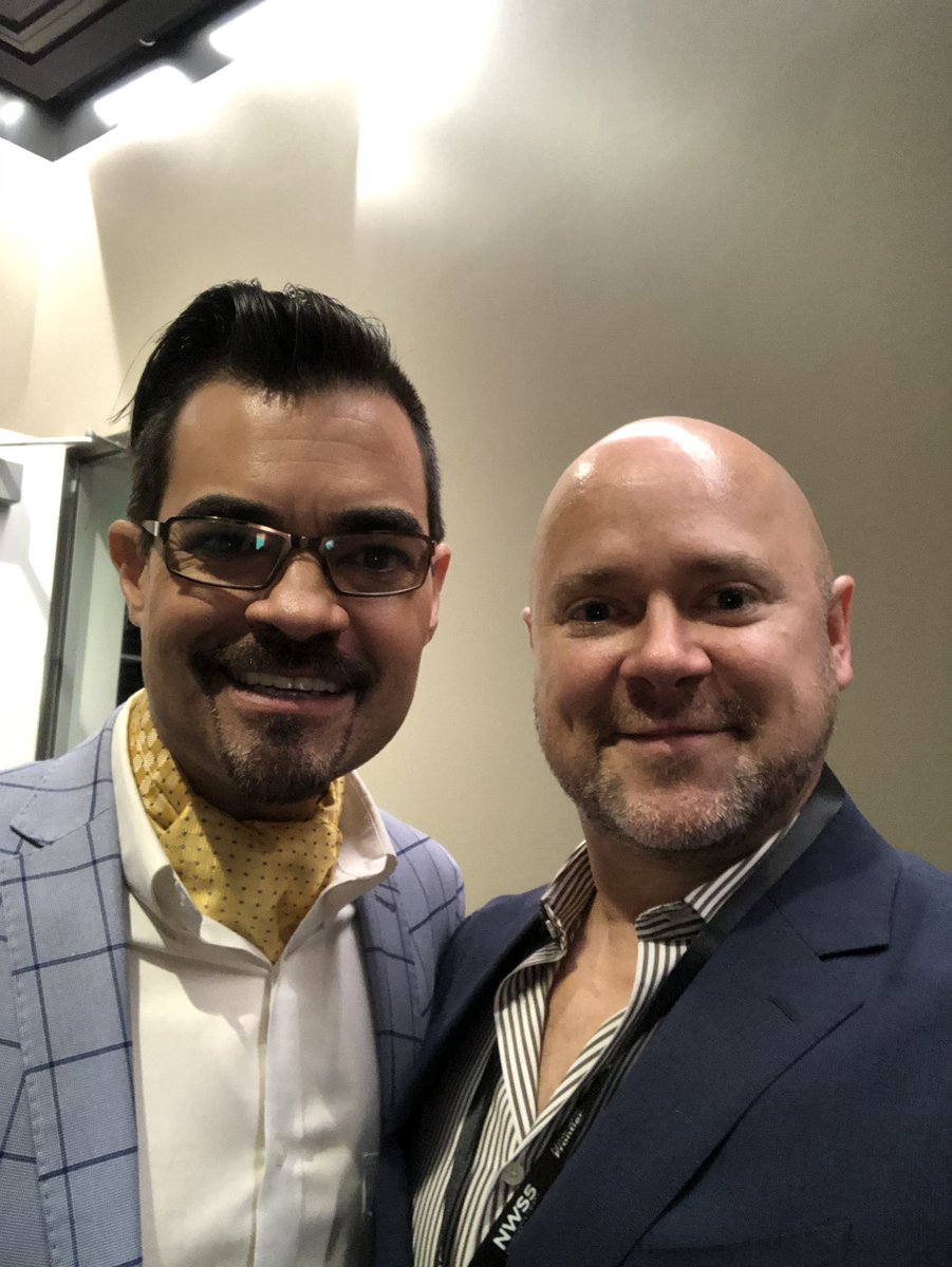 cannatechtoday's tweet photo. Our editor-in-chief @chucko24 with @SocialMktgFella here at @newwestsummit #cannatechtoday #forbes #cannabistech #cannabisindustry #nws5 https://t.co/mFSjW1Eqf6