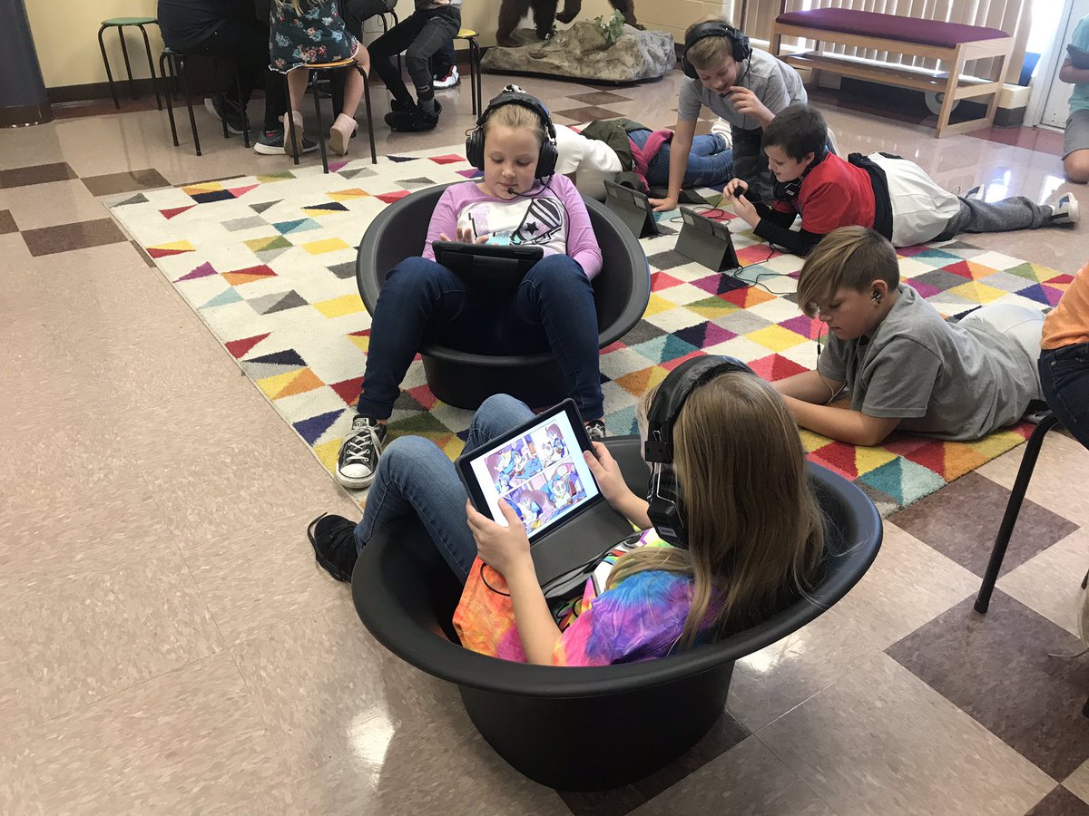 Check out these awesome new flexible seating choices that my co-teacher picked out! No surprise that they are already a popular choice.