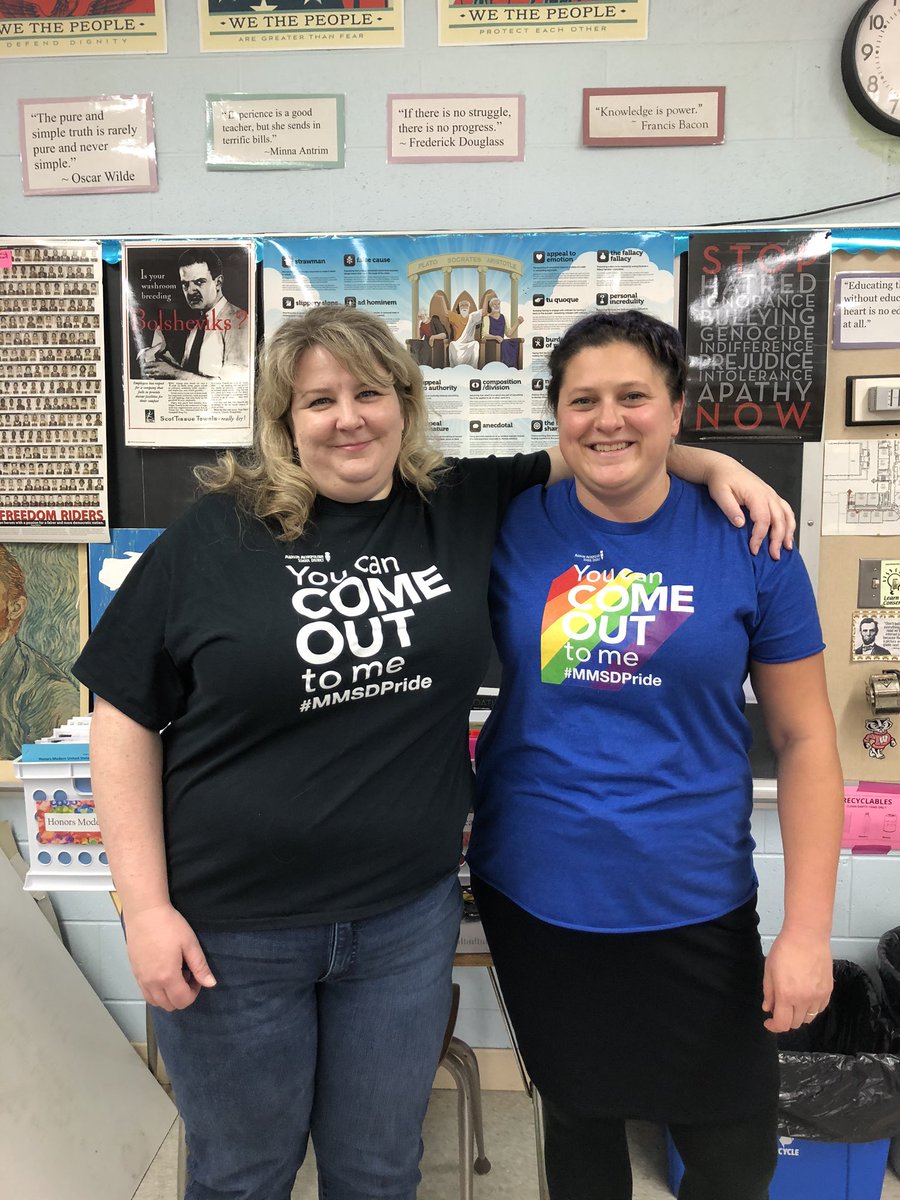 MamaMotl's tweet photo. In honor of National Coming Out Day tomorrow, just wanted to make sure y’all know that you can come out to us 🌈❤️🧡💛💚💙💜 #mmsdpride @purgolderpride https://t.co/LYvZbzYaan